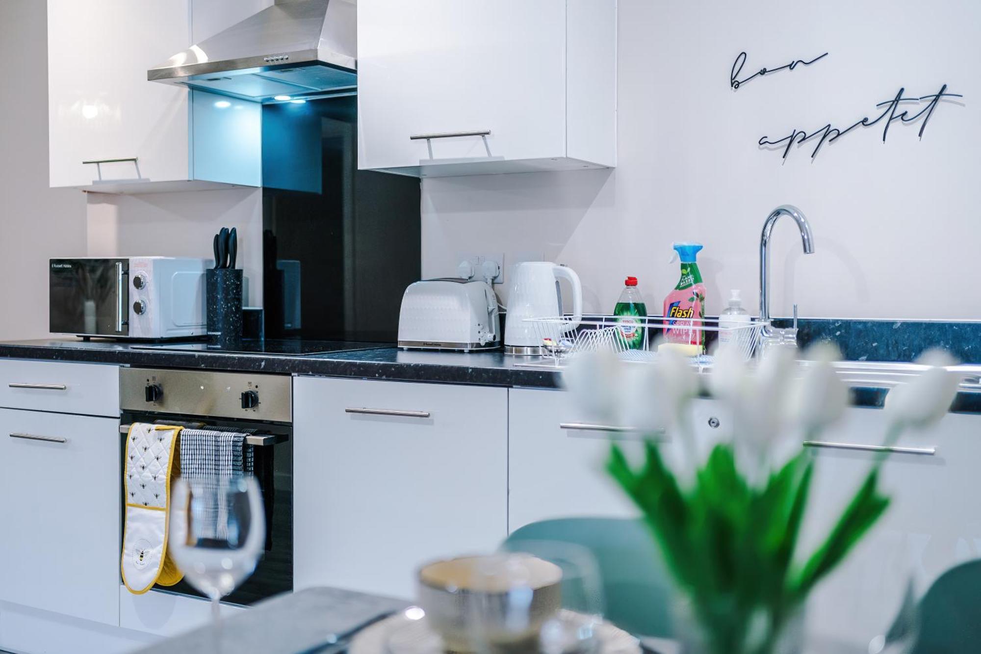 Deluxe New Build 2 Bedroom 2 Bathroom Apartment - Free Secure Parking Manchester Exteriér fotografie